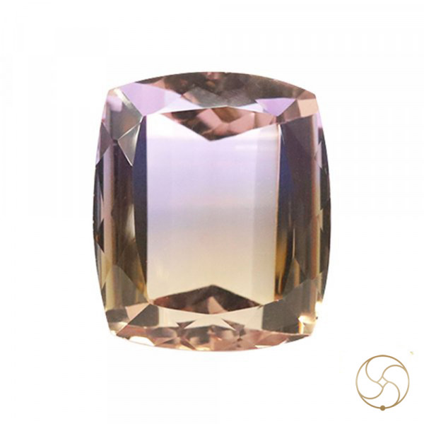 Image of 13.60 Carats Ametrine Gemstone Stone With Silver Ring Or Pendant - रत्न सुनकटैला