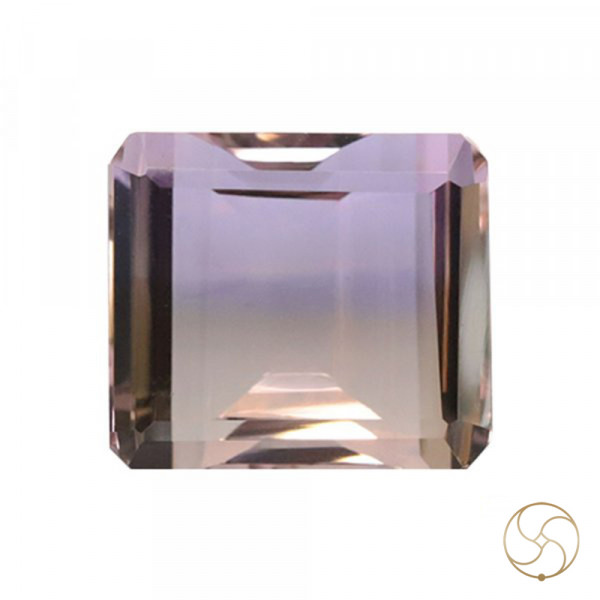 Image of 10.30 Carats Ametrine Gemstone Stone With Silver Ring Or Pendent - रत्न सुनकटैला