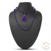 Amethyst Mala 108 Plus 1 Beads - कटेला माला (एक सौ आठ संग गुरु - मनका)