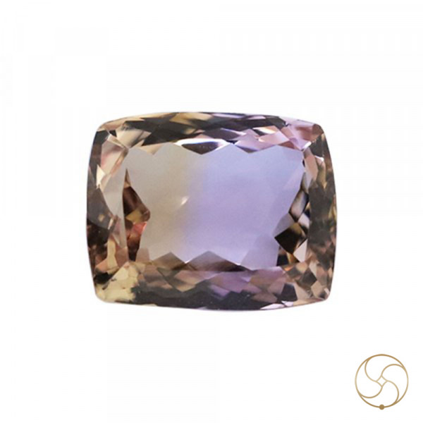 Image of 8.25 Carats Ametrine Gemstone Stone With Silver Ring Or Pendant - रत्न सुनकटैला