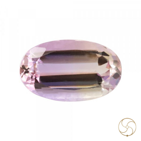 Image of 6.75 Carats Ametrine Gemstone Stone With Silver Ring Or Pendant - रत्न सुनकटैला