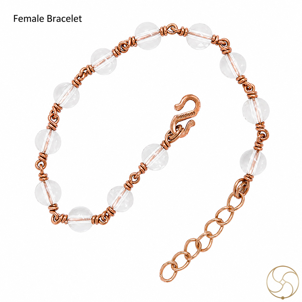 Nepaliya Copper Clear Crystal Bracelet