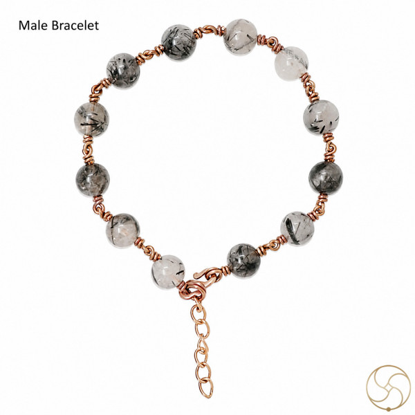 Image of Nepaliya Copper Black Rutile Bracelet
