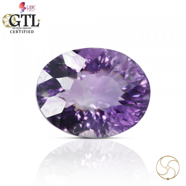Image of 14.08 Carats Amethyst Katela (Jamuniya) Stone With Silver Ring Or Pendant  - कटेला रत्न (जामुनिया )