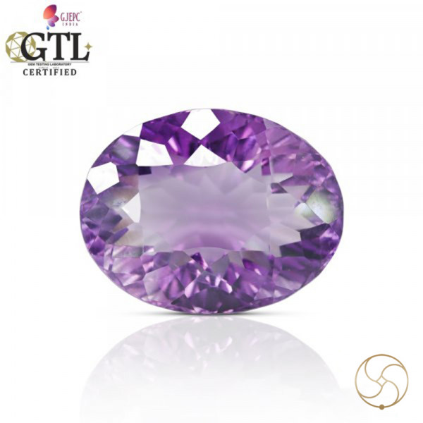 Image of 15.91 Carats Amethyst Katela (Jamuniya) Stone With Silver Ring Or Pendant  - कटेला रत्न (जामुनिया )