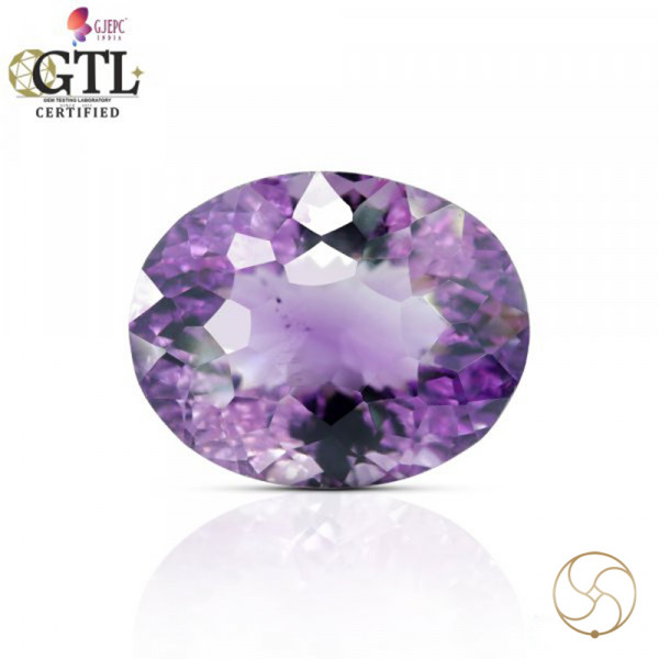 Image of 19.30 Carats Amethyst Katela (Jamuniya) Stone With Silver Ring Or Pendant  - कटेला रत्न (जामुनिया )