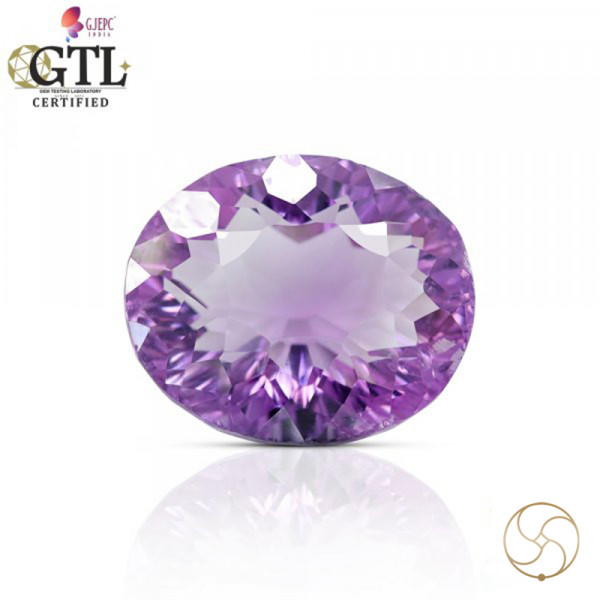 Image of 15.21 Carats Amethyst Katela (Jamuniya) Stone With Silver Ring Or Pendant  - कटेला रत्न (जामुनिया )