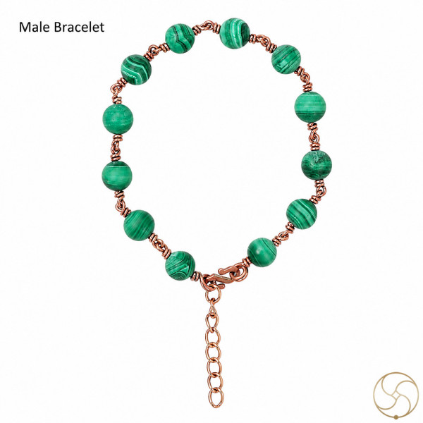 Image of Nepaliya Copper Malachite Bracelet