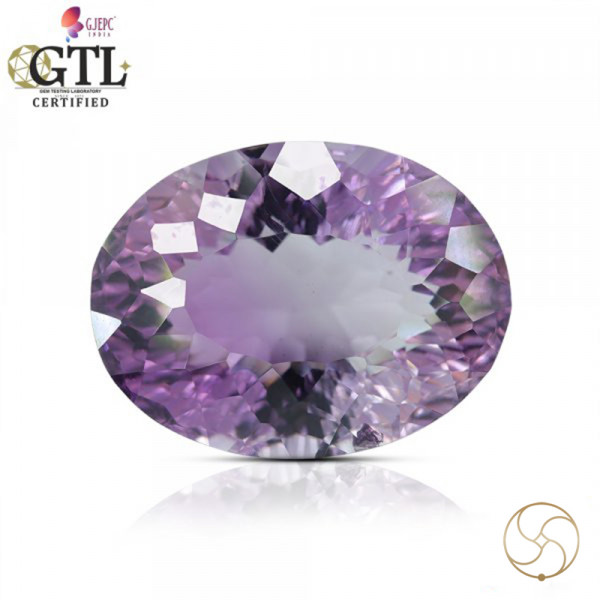 Image of 21.78 Carats Amethyst Katela (Jamuniya) Stone With Silver Ring Or Pendant  - कटेला रत्न (जामुनिया )