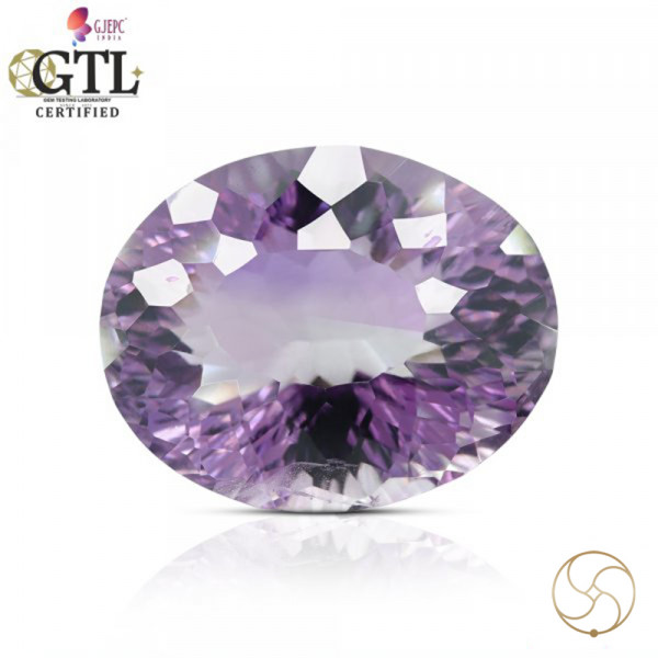 Image of 22.76 Carats Amethyst Katela (Jamuniya) Stone With Silver Ring Or Pendant  - कटेला रत्न (जामुनिया )