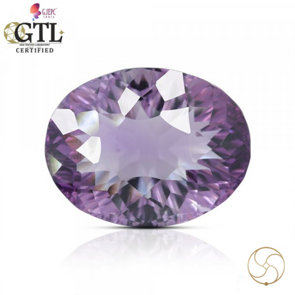 Image of 29.37 Carats Amethyst Katela (Jamuniya) Stone With Silver Ring Or Pendant  - कटेला रत्न (जामुनिया )
