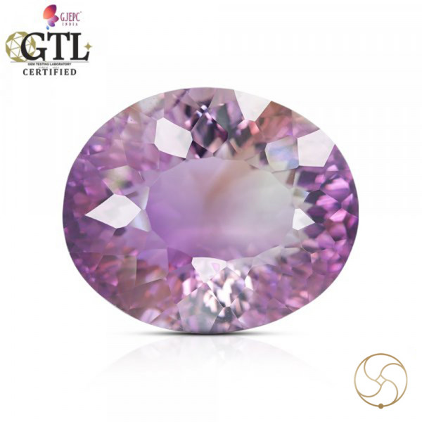 Image of 30.64 Carats Amethyst Katela (Jamuniya ) Stone With Silver Ring Or Pendant  - कटेला रत्न (जामुनिया )
