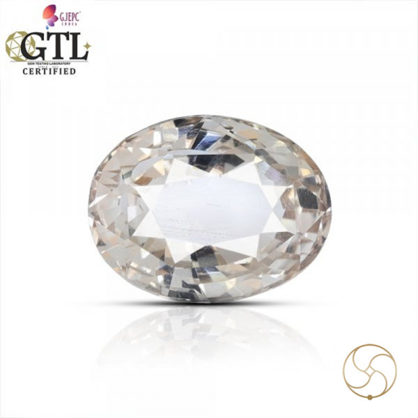 Image of 05.91 Carats Yellow Topaz Gemstone With Ring Or Pendant - पीला पुखराज रत्न