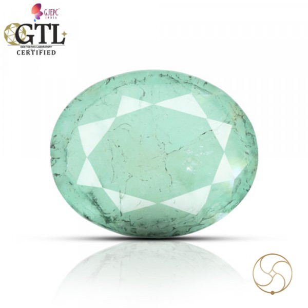 Image of 12.28 Carats Emerald Gemstone With Ring Or Pendant – पन्ना रत्न