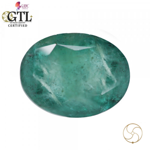 Image of 8.61Carats Emerald Gemstone With Ring Or Pendant – पन्ना रत्न