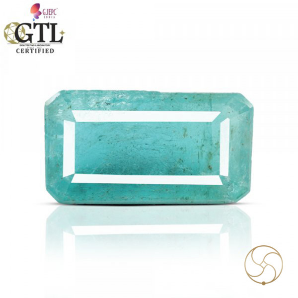 Image of 04.39 Carats Emerald Gemstone With Ring Or Pendant – पन्ना रत्न