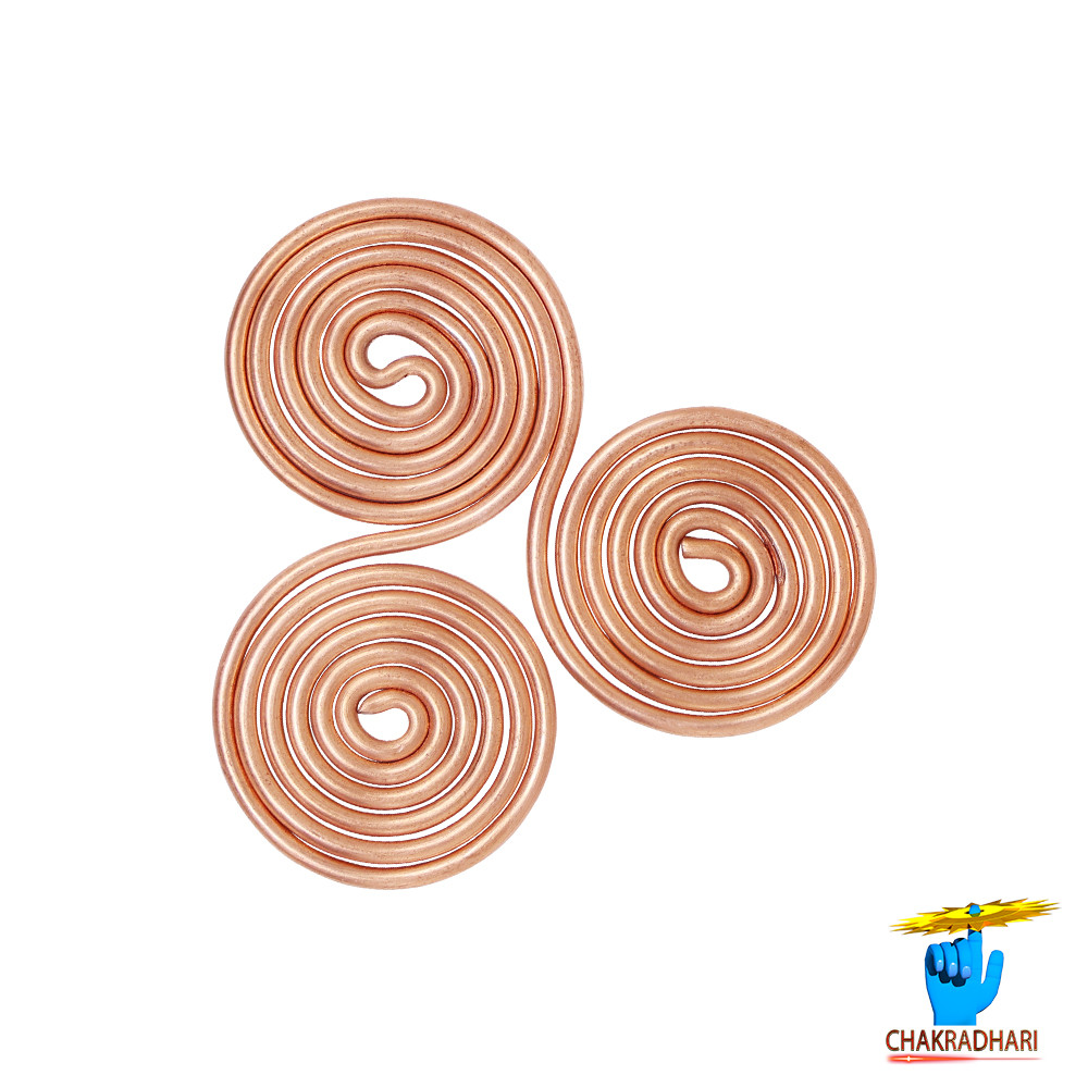 Laptop EMF Protector 999 Nepaliya Copper Big Triskelion Energy Coil -      