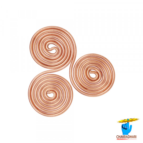 Image of Laptop EMF Protector 99.9% Nepaliya Copper Big Triskelion Energy Coil - नेपालिया तांबा बड़ी घूर्णन ऊर्जा कुंडली
