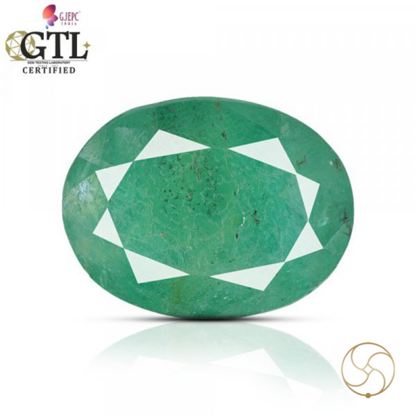 Image of 09 Carats Emerald Gemstone With Ring Or Pendant – पन्ना रत्न