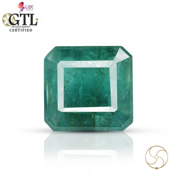 Image of 09 Carats Emerald Gemstone With Ring Or Pendant – पन्ना रत्न
