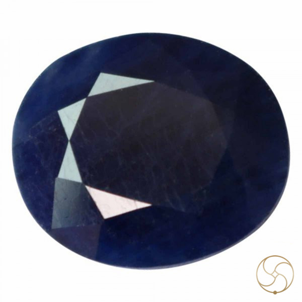 Image of 14.80 Carats Blue Sapphire Gemstone With Ring Or Pendant  - नीलम रत्न