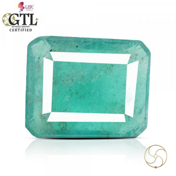 Image of 04.57 Carats Emerald Gemstone With Ring Or Pendant – पन्ना रत्न