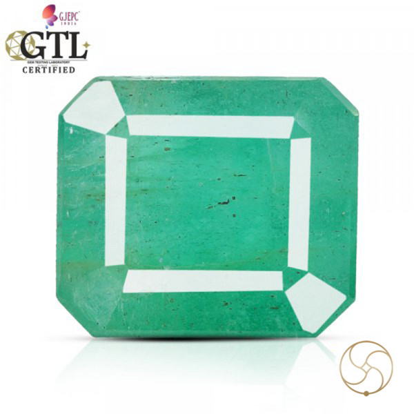 Image of 04.74 Carats Emerald Gemstone With Ring Or Pendant – पन्ना रत्न