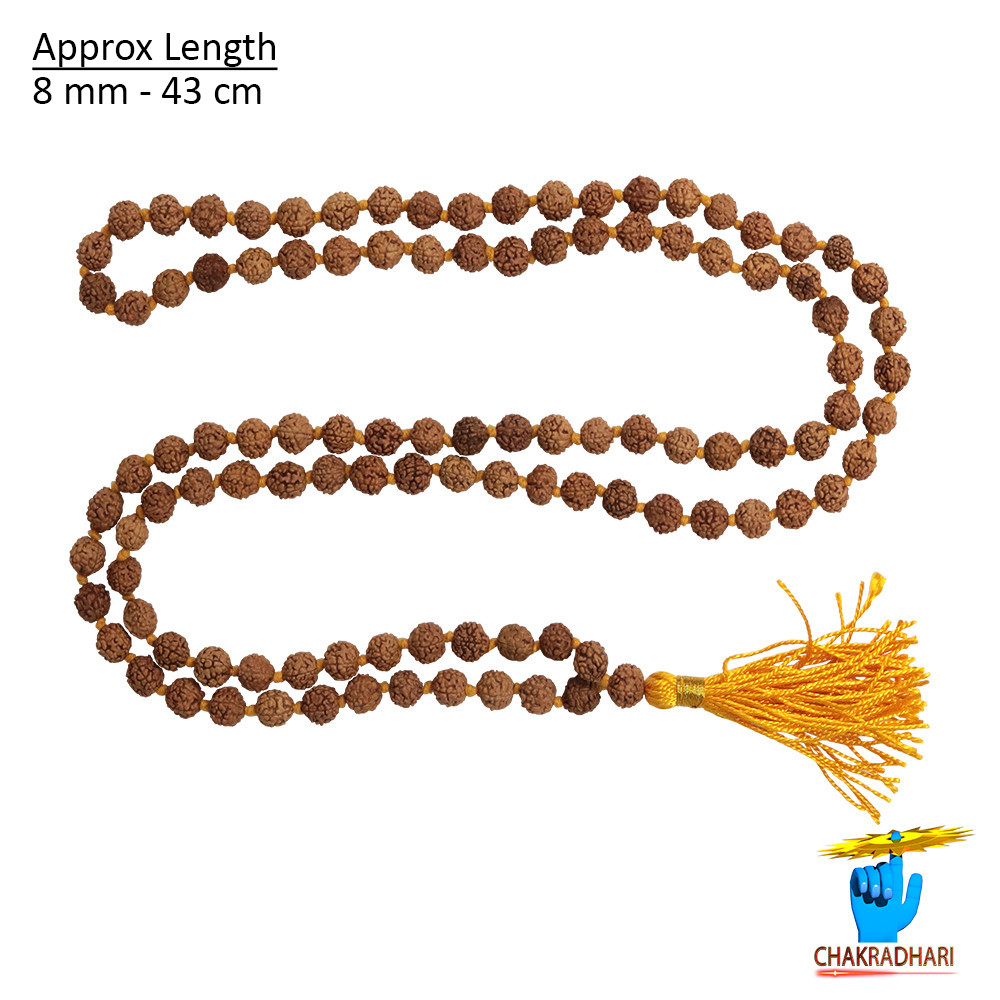 Rudraksh Mala 108 Plus 1 Beads         - 