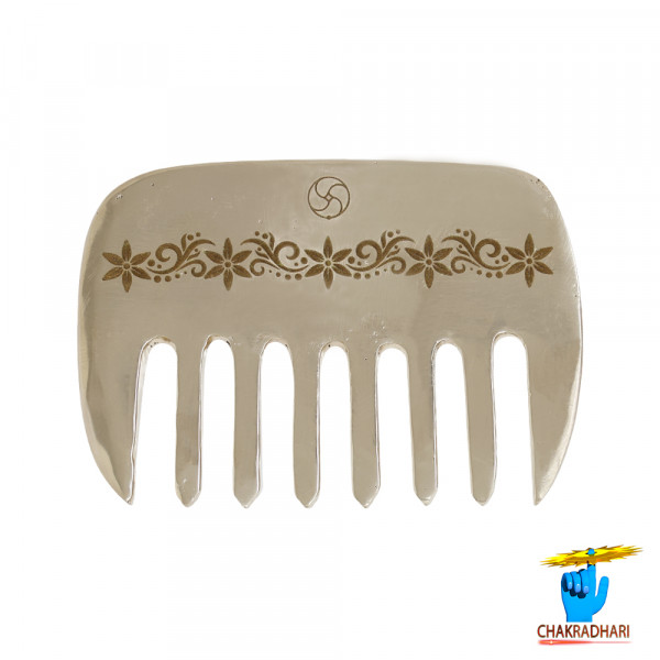 Image of Phool Bronze Comb -  फूल कांसा कंघी
