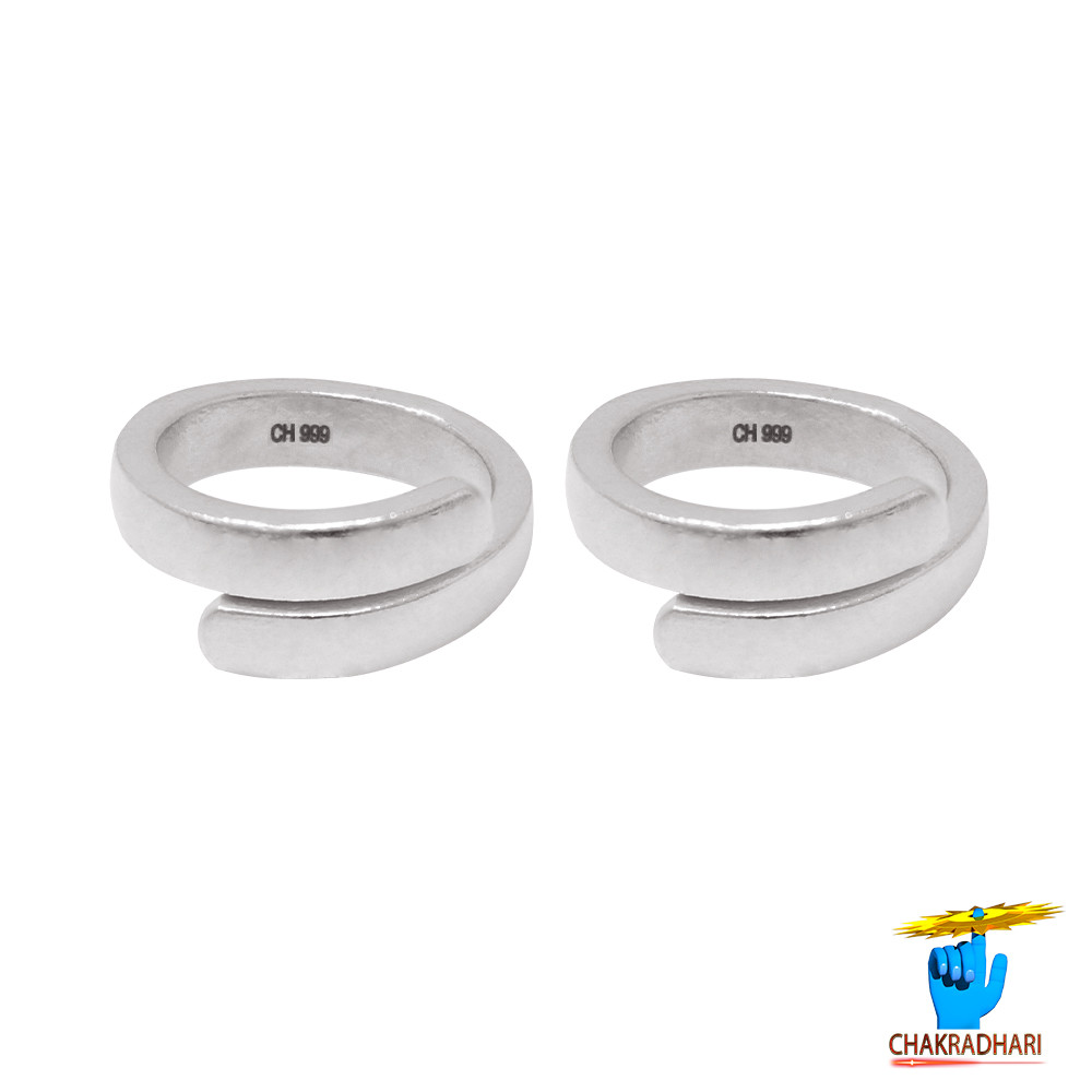 999 Silver Ring Pair of Toe - 11gm