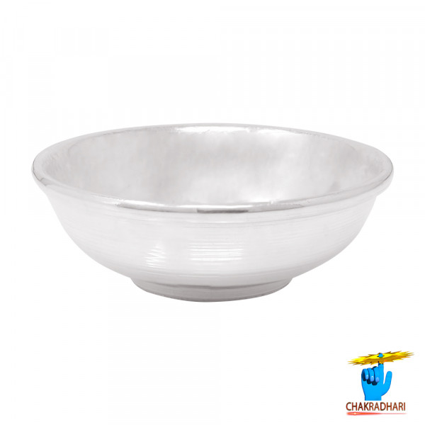 Image of 99.9% Silver Sundar Sukshm Katori -  चाँदी सुंदर सूक्ष्म कटोरी (64gm)