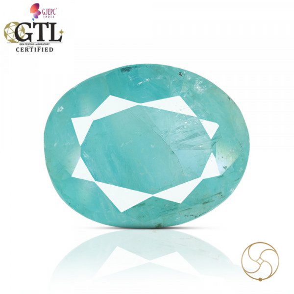 Image of 06.68 Carats Emerald Gemstone With Ring Or Pendant – पन्ना रत्न