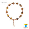 Pure Copper Gem Tiger Eye Bracelet For Male And Female - शुद्ध तांबा रत्न चीता वलय स्त्री पुरुष हेतु