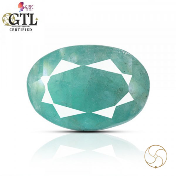 Image of 07.33 Carats Emerald Gemstone With Ring Or Pendant – पन्ना रत्न