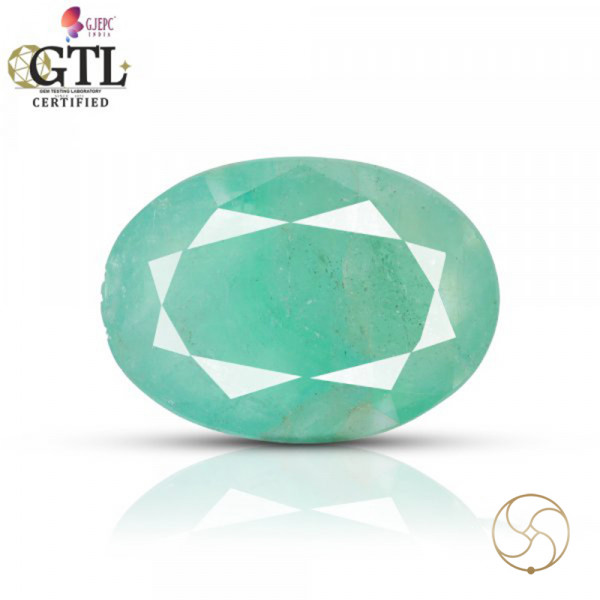 Image of 10.08 Carats Emerald Gemstone With Ring Or Pendant – पन्ना रत्न