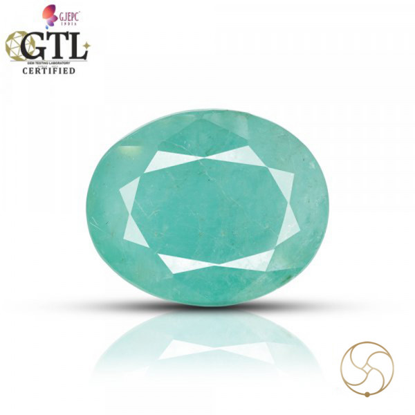 Image of 09.84 Carats Emerald Gemstone With Ring Or Pendant – पन्ना रत्न