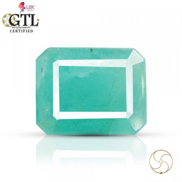 Image of 09.49 Carats Emerald Gemstone With Ring Or Pendant – पन्ना रत्न