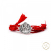 Prosperity Blessing: Kids' Lakshmi Design Silver Rakhi