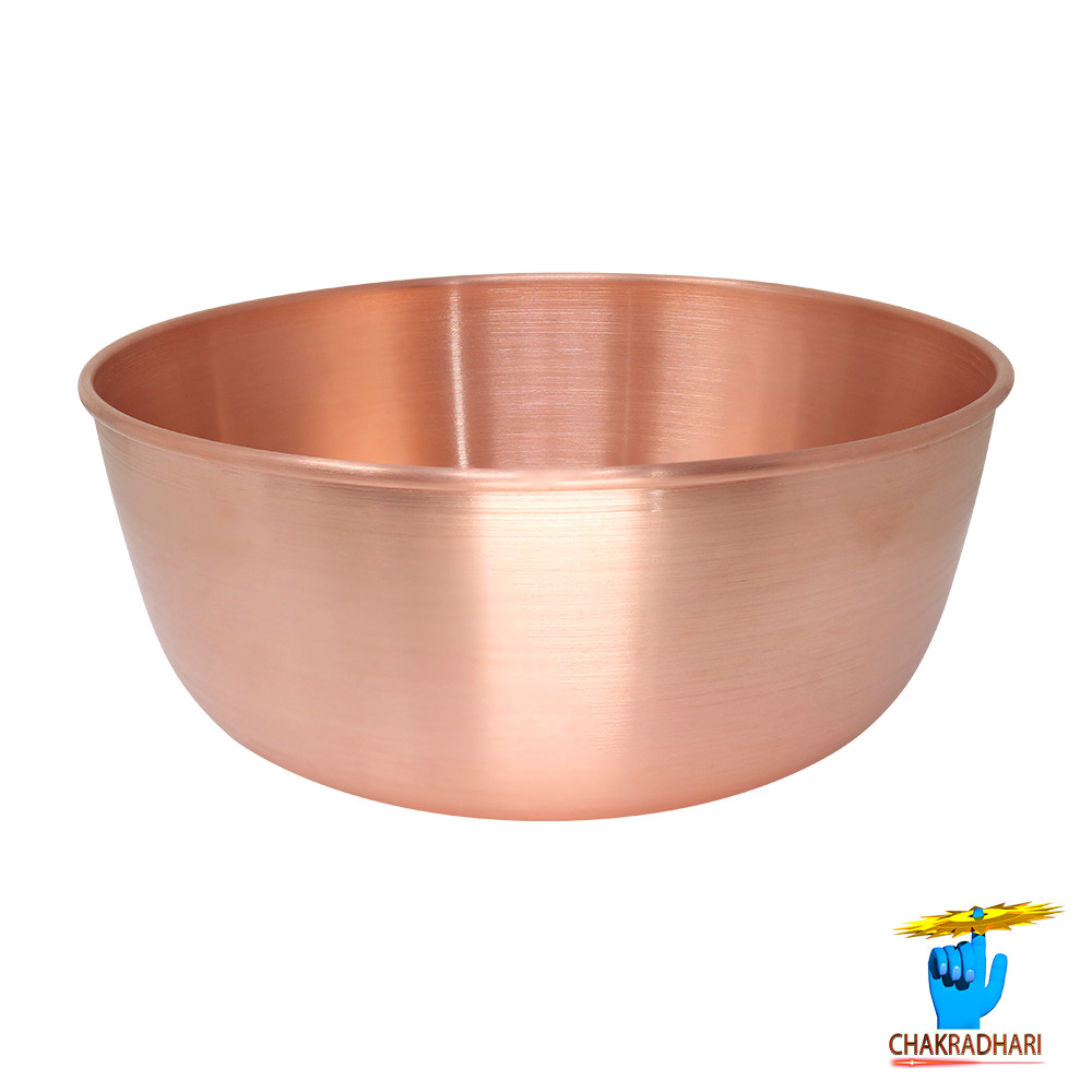 850ml 999 Nepaliya Copper Sthir Bowl -     351gm