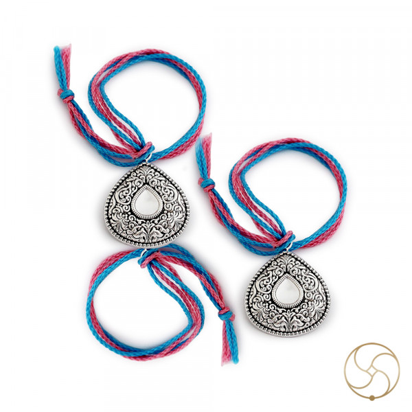 Image of Paan Patta Rakhi Pair