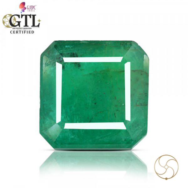 Image of 04.33 Carats Emerald Gemstone With Ring Or Pendant – पन्ना रत्न