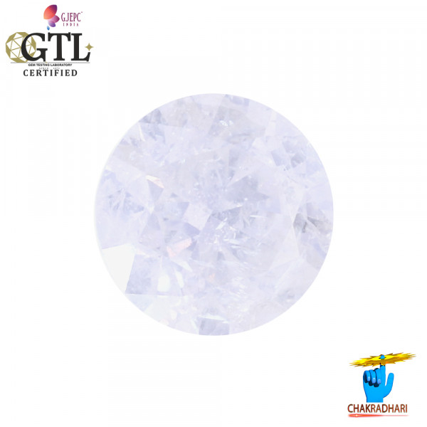 Image of 2.18 Carat Natural Diamond With Silver Ring Or Pendant