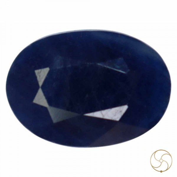 Image of 09.50 Carats Blue Sapphire Gemstone With Ring Or Pendant  - नीलम रत्न