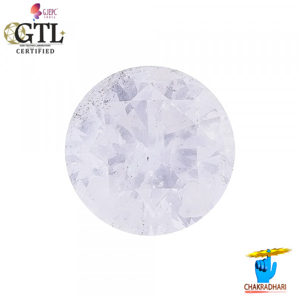 Image of 3.71 Carat Natural Diamond With Silver Ring Or Pendant