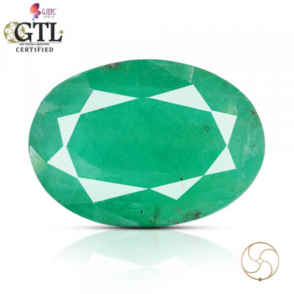 Image of 04.21 Carats Emerald Gemstone With Ring Or Pendant – पन्ना रत्न