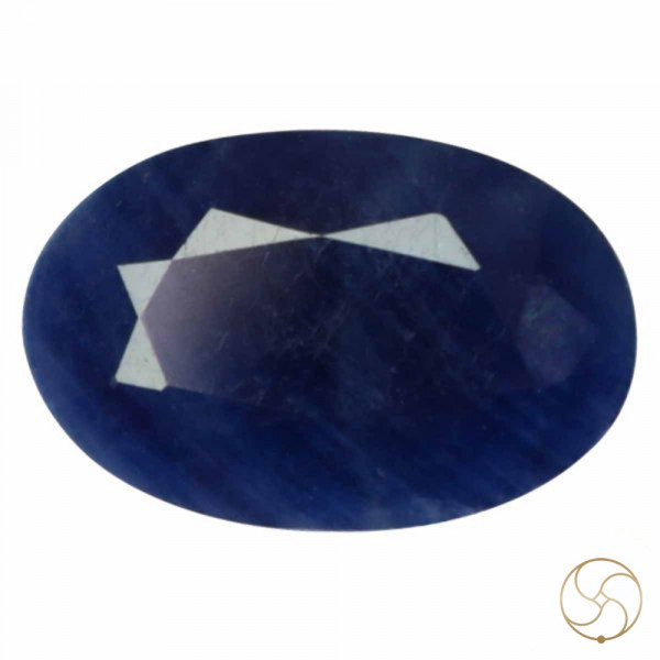 Image of 09.50 Carats Blue Sapphire Gemstone With Ring Or Pendant  - नीलम रत्न