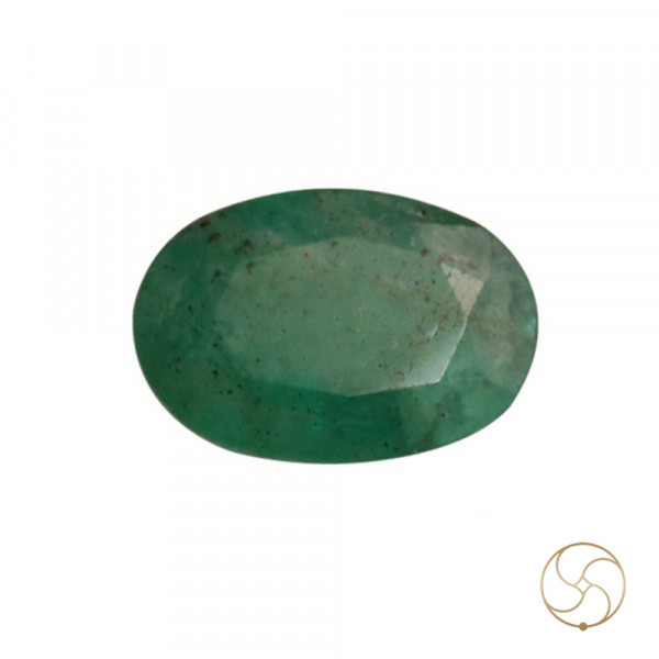 Image of 3.30 Carats Emerald Gemstone With Ring Or Pendant – पन्ना रत्न