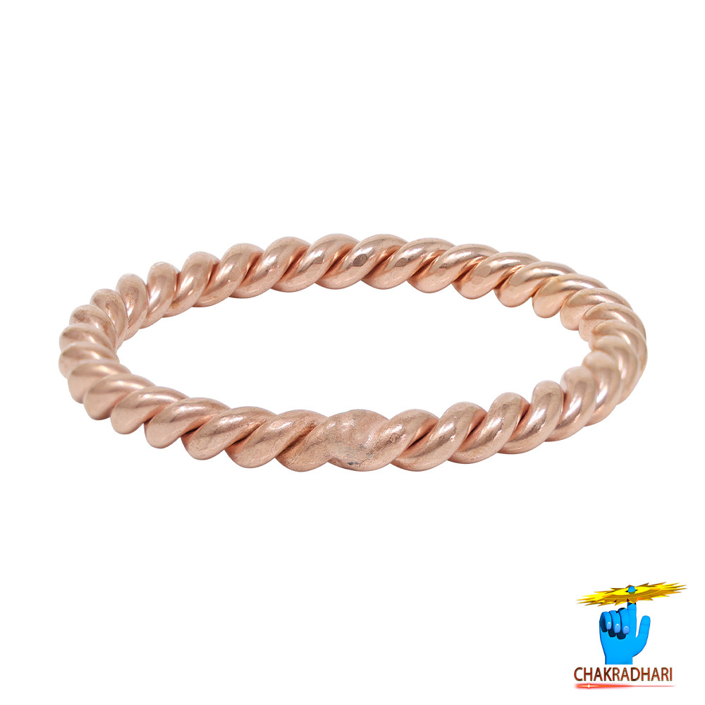 999 Nepaliya Copper Tensor  45 Bangle For Female With Joint -    45     