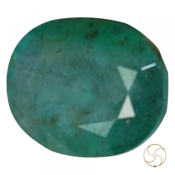Image of 04.92 Carats Emerald Gemstone With Ring Or Pendant – पन्ना रत्न