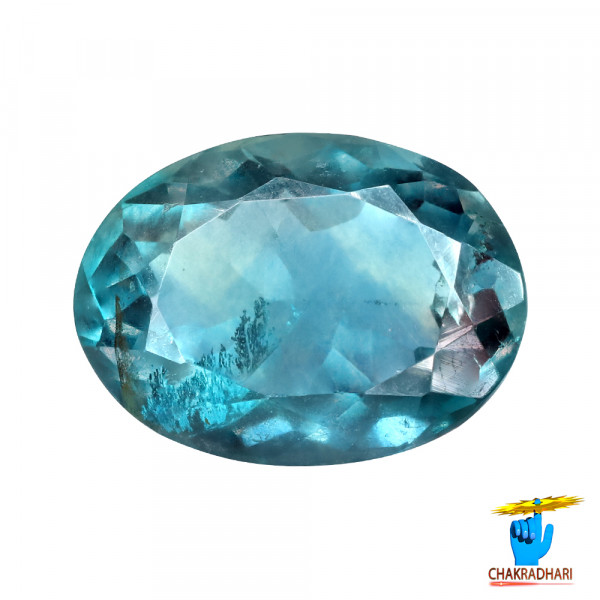 Image of 11.7 Carat Natural Fluorite Gemstone With Ring Or Pendant